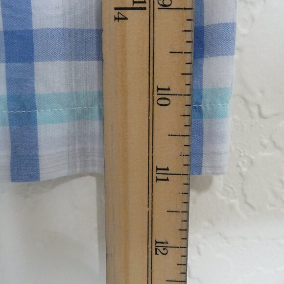 Chaps* Men's Short Sleeve‎ Button Down Curved Hem Chest Pocket Shirt~ Size XL - Picture 9 of 12